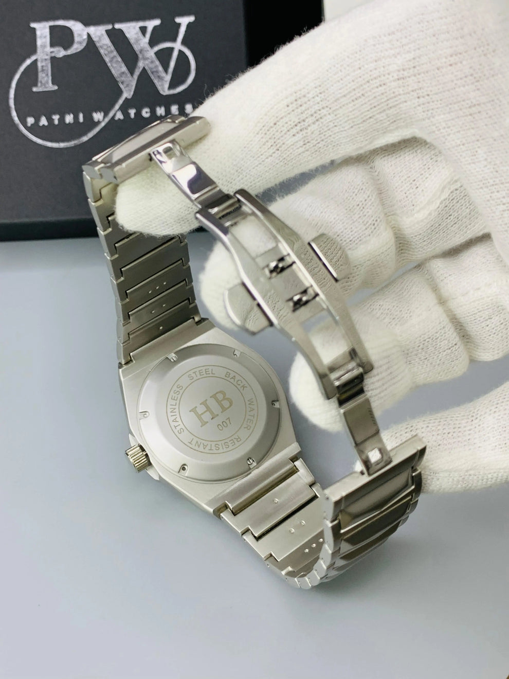 Hublot Diamond Cut | Date Adjustment | Texture Chain (Silver)